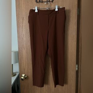 Rust/Brunt Brown Dress Pants